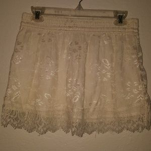 The Arte by Zenana Eyelash Lace Skirt